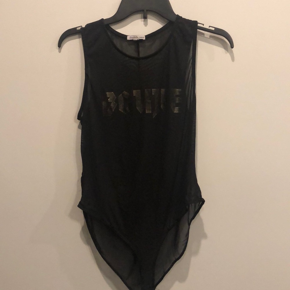 Black and gold one piece